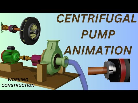 construction and working  for centrifugal pump