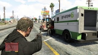 GTA 5 How To Rob An Armored Car In GTA V