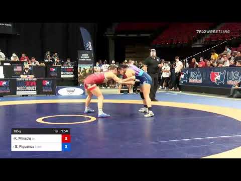 62 Kg Semis - Kayla Miracle, Sunkist Kids Wrestling Club Vs Gracie Figueroa, Titan Mercury Wrestli