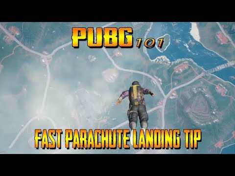 Fast Parachute Landing - PUBG Tips and Tricks | Parachuting Guide | How to Drop First | Xbox One/PS4