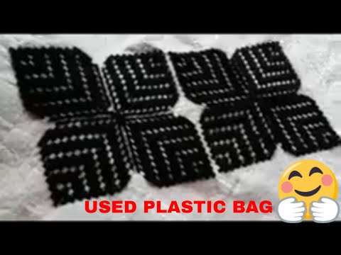 BEST OUT OF WASTE :TV COVER ,SOFA COVER ,HAND FAN DESIGN | WOOLEN ART | ASON USING PLASTIC BAG | DIY Video
