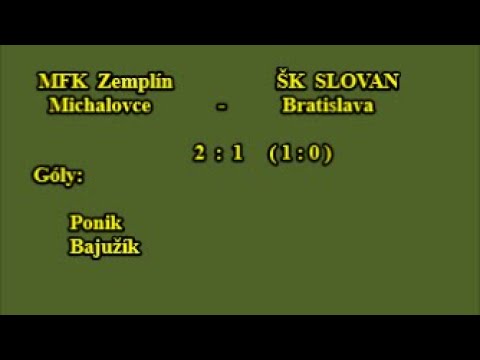 I.liga MD U17 - MFK Zemplín Michalovce vs. ŠK Slovan Bratislava