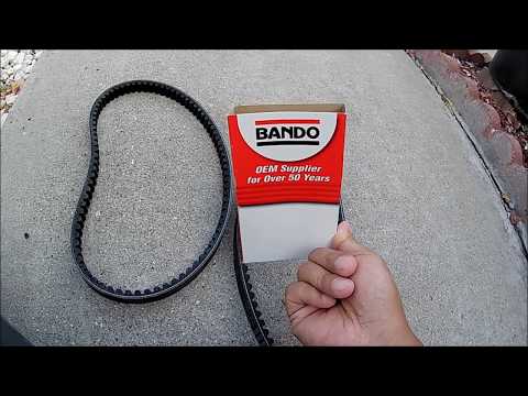 Real Bando V-Belt CVT Drive Belt vs Fake