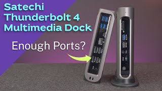 Video thumbnail for Good for Mac? Satechi Thunderbolt 4 Multimedia Pro Dock Review by Jerry Schulze