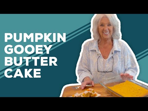 Decadent Pumpkin Gooey Butter Cake Recipe - Paula Deen