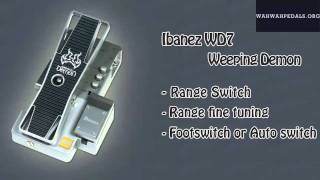 Video thumbnail for Ibanez WD7 Weeping Demon Wah Pedal by wahwahpedals
