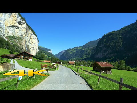 A Walk In Lauterbrunnen 4K 🇨🇭