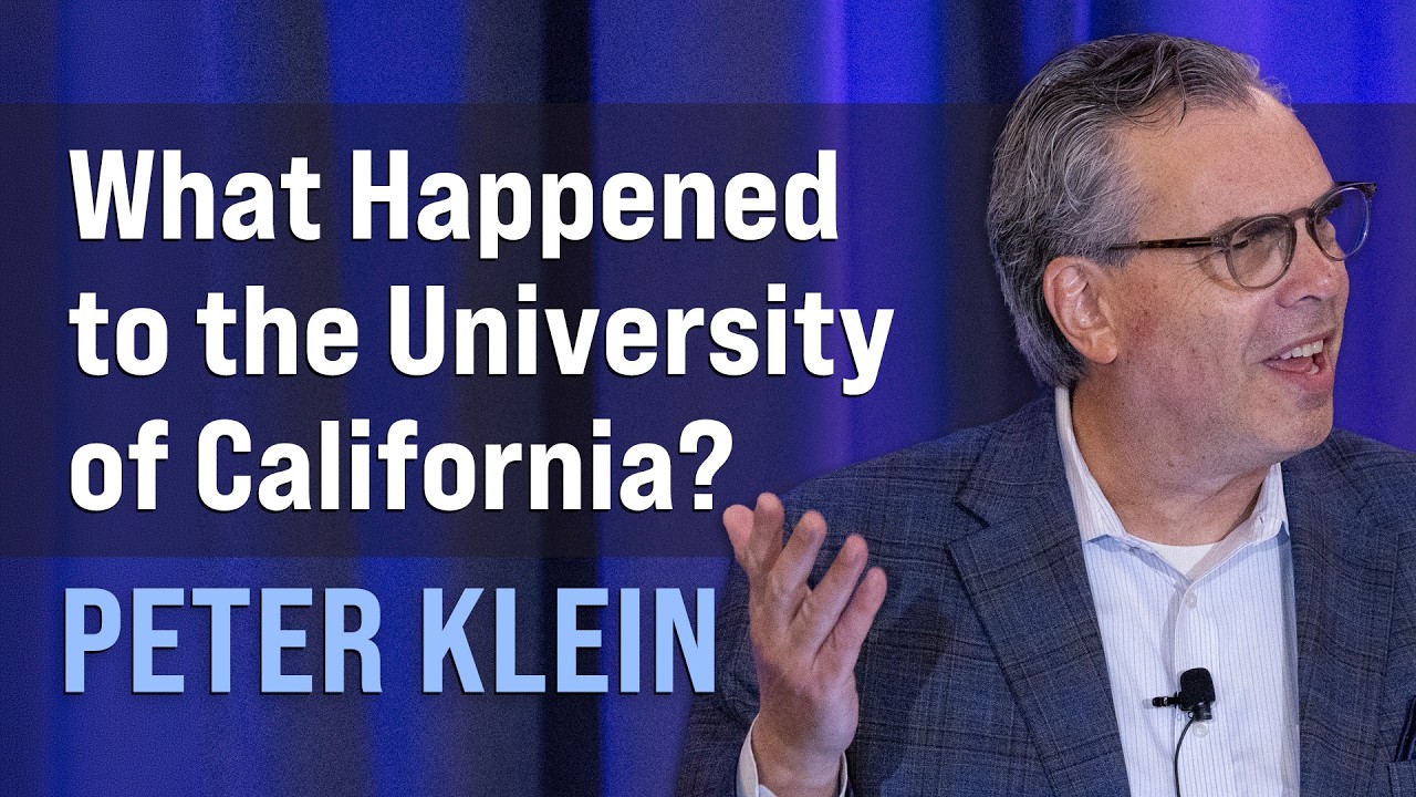 What Happened to the University of California? | Peter Klein - YouTube