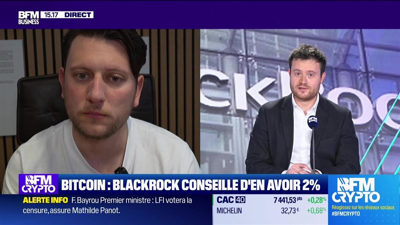 BFM Crypto, les Pros : Bitcoin, Blackrock conseille d'en avoir 2%