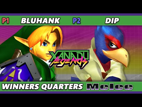 Xanadu Legends Winners Quarters - Bluhank (Link) Vs. DIP (Falco) Smash Melee - SSBM