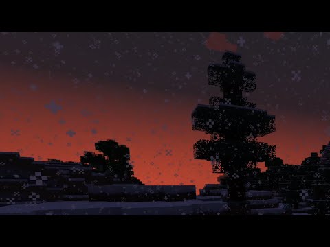 Beautiful Snowy Biome Adventure with Polar Bears & Rabbits - Relaxing & Chill