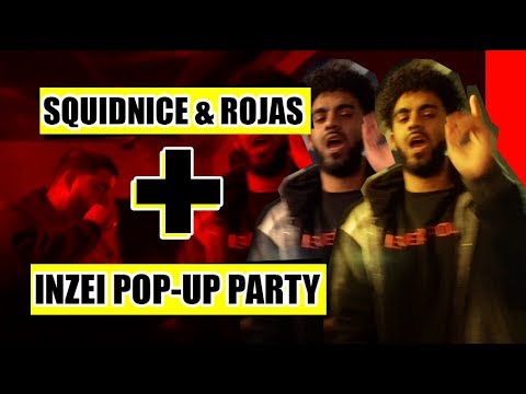 SQUIDNICE KNOCKS SOMEONES TOP OFF & ROJAS CAN DANCE | INZEI POP-UP PARTY | VLOG #1