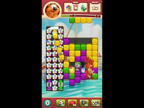 Toon Blast Level 8227 - NO BOOSTERS 🐻🐺🐱 | SKILLGAMING ✔️