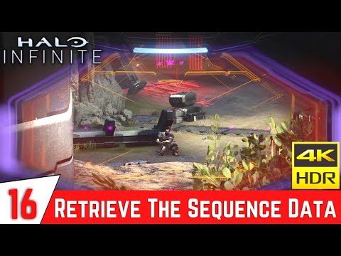 HALO INFINITE Gameplay Walkthrough Part 16 - Retrieve The Sequence Data | [4K 60FPS Xbox Series X