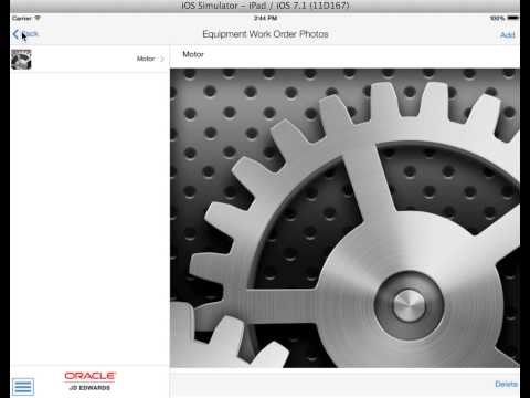 Create Work Order - JDE E1 Video