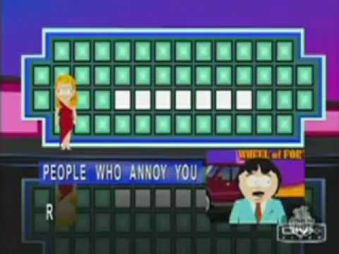 South park wheel of fortune 😂😂 how do they get away with it