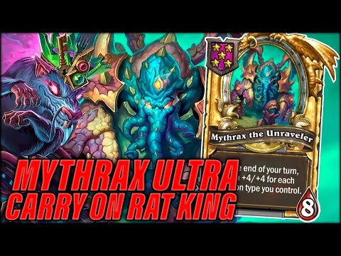 Mythrax Ultra Carry in 2022 with Rat King? | Dogdog Hearthstone Battlegrounds