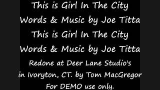 Joe Titta/MacGregor-girl in the city