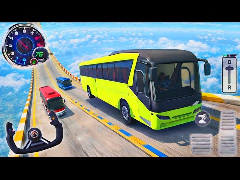 Impossible Bus Stunt Driving 2026 | Mega Ramp Racing Driving Simulator | Android GamePlay
