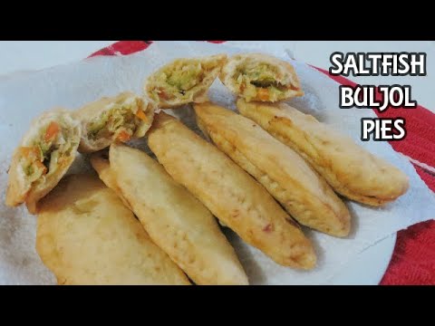 Fried Trini Saltfish Buljol PiesRecipe | ON THE GO Snacks | Trinidad | Caribbean Food