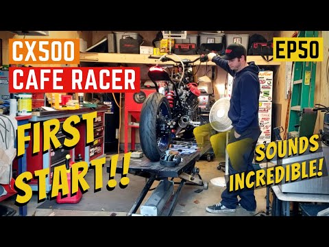 FIRST START!! The CX500 lives! - SOUNDS INCREDIBLE! - EP50