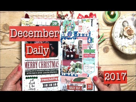 December Daily 2017 Completed Book - TN Style - Flip Through