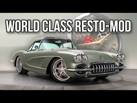 World Class Pro Built 1959 Chevy Corvette Resto Mod LS3 V8 4-speed Auto  -  FOR SALE  -  #137536