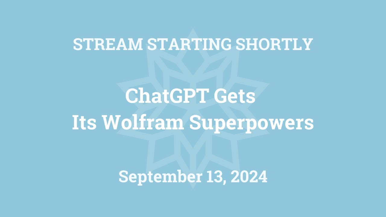 ChatGPT Gets Its Wolfram Superpowers