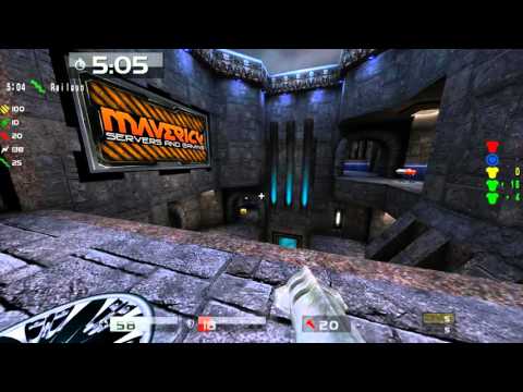 Quake Live: reythe vs AI aerowalk QL Duel
