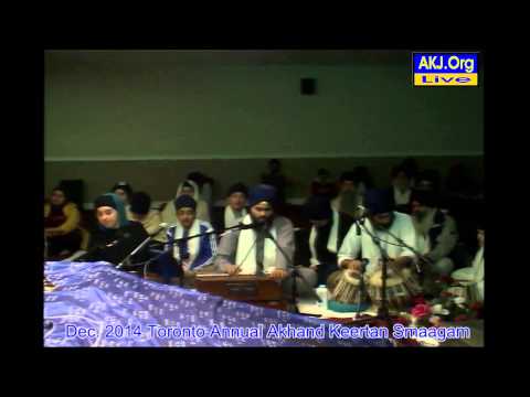 071 Toronto Dec. 2014 Smaagam - Saturday Morning Keertan - Bh. Tejaa Singh Jee UK