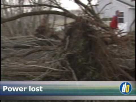 Delaware Online News Video: Storm knocks down trees