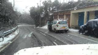 preview picture of video 'Snowfall in chamba tehri garhwal '