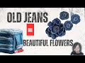 Trash To Treasure Recycled Denim Flower Tutorial
