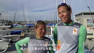 470 WORLDS:  Jordi Xammar/Nicolas Rodriguez (ESP, men) and Hannah Mills/Eilidh McIntyre (GBR, women)