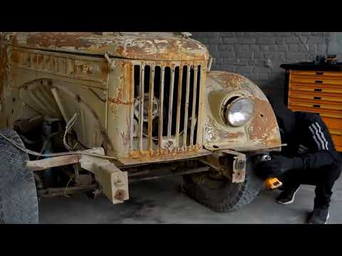 Old Soviet Jeep Gaz 69 Restoration  Rescuing and Engine ReBuild # 1 ++ 13