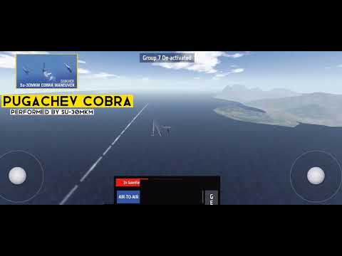 SU-30MKM performing cobra maneuver on close combat #Simpleplane #Sukhoi