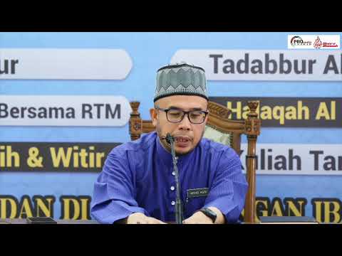 (LIVE) 26-03-2024 SS Dato' Dr MAZA: Tadabbur Surah Al-Takathur
