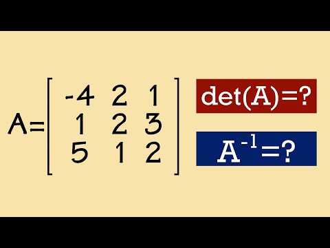 How to find the inverse of a 3 by 3 matrix (the fast way)