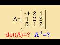 How To Find The Inverse Of A 3 By 3 Matrix The Fast Way