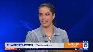 Ella Bleu Travolta on her Family Legacy and new film 'The Poison Rose' video