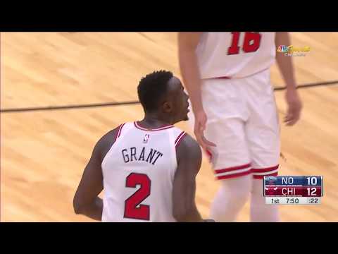 First Half Jerian Grant & Denzel Valentine 3pt Compilation vs Pelicans 10.8.17