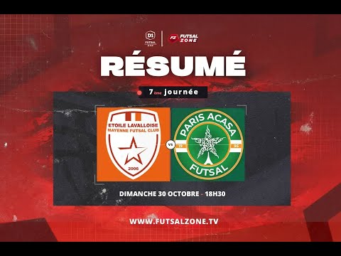 D1 Futsal - J7 Etoile Lavalloise FC vs Paris ACASA