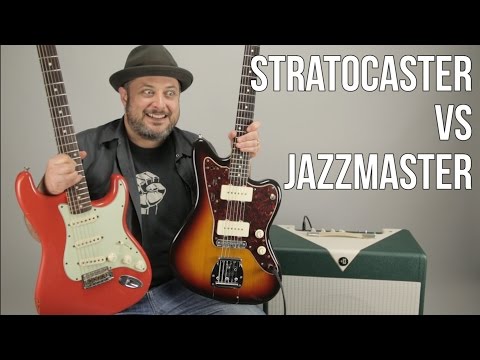 Stratocaster VS Jazzmaster Which Guitar Do You Like More ? Marty Schwartz Shows his Guitars