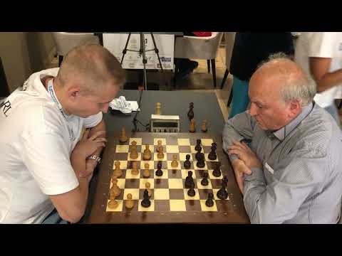 Volodymyr Vetoshko GM, UKR - Oleksandr Belyavskyi GM, SLO. Saint Charbel Chess Cup'23.