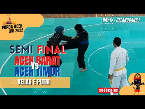 KELAS E PUTRI 🔴 HUMAIRAH (ACEH BARAT) Vs INDA RAHIMA (ACEH TIMUR) - POPDA XVI 2022
