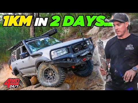 We left 1 4WD on the track... our 24hr rescue mission