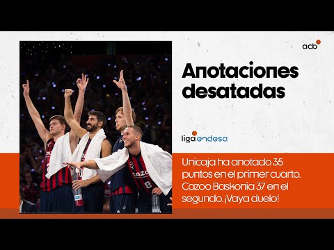 Inicios fulgurantes de Unicaja y Cazoo Baskonia