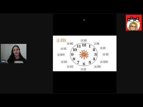 Spanish lesson 2: Hours with CORINA