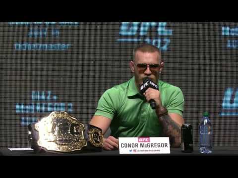 UFC 202: Diaz vs McGregor 2 - Press Conference Highlights
