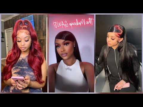 Frontal Wig Compilation | Cute Hairstyles using...
